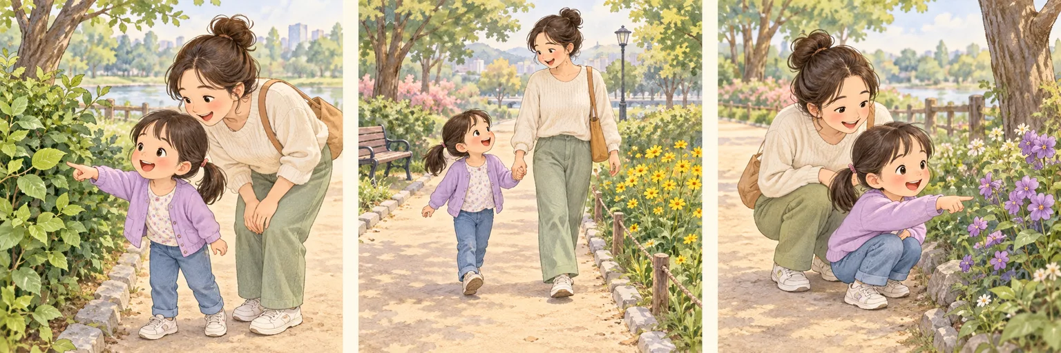 동네 색깔 탐정 놀이 모습